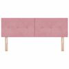 vidaXL Vzglavje z vzglavjem Roza 144 cm Umjetno usnje