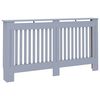 vidaXL Pokrov za radiator antraciten 152x19x81,5 cm mediapan