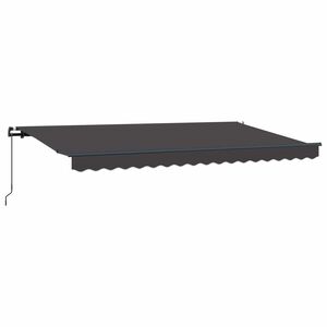 vidaXL Retraktilna tenda Antracit 350 x 200 cm blago