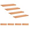 vidaXL Stopnice 8 kos 100 x 25 x 2 cm Lak Trda bukovina