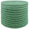 vidaXL Vrv iz jute 24 mm Zelena 100% Tossa jute