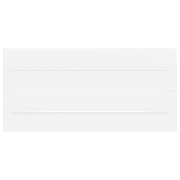 vidaXL Omarica za umivalnik bela 100x38,5x48 cm inženirski les