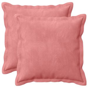 vidaXL Blazina z blazino HOUTEN 2 kos Roza Žamet