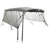 vidaXL Bimini tenda s 4 loki in stranicami 243x(200-213)x137 cm