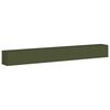 vidaXL Sadilnik Olive Green 360x40x40 cm Hladno valjano jeklo