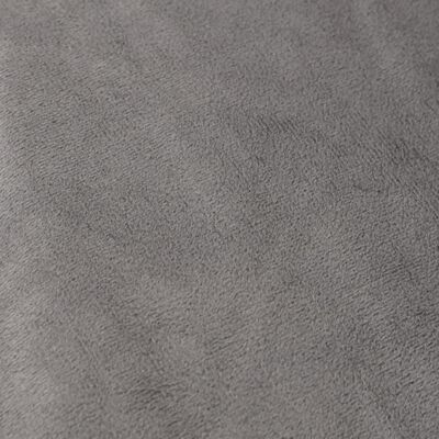 vidaXL Obtežena odeja s prevleko siva 138x200 cm 6 kg blago