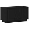 vidaXL TV omarica 80 x 35 x 45 cm Črni hrast Inženirski les
