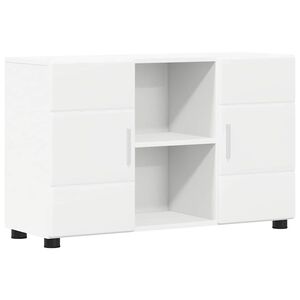 vidaXL Strani &scaron;al FLORIN Bela 88,5 x 30,5 x 55,5 cm Konstruiran les