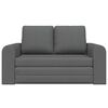 vidaXL Sofa postelja 60cm Temno siva blago