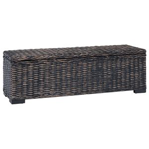 vidaXL Shranjevalna &scaron;katla Črna 110 x 35 x 45 cm