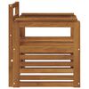 vidaXL Zunanja garnitura za sedenje Naravna 71 x 63 x 73 cm