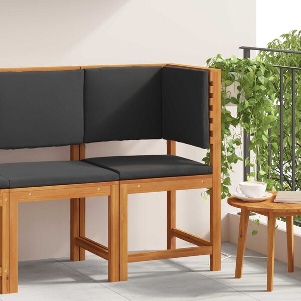 vidaXL Vrtni Stol Rjava 50 x 50 x 91cm Trden akacijev les