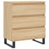 vidaXL Komoda sonoma hrast 60x35x70 cm inženirski les