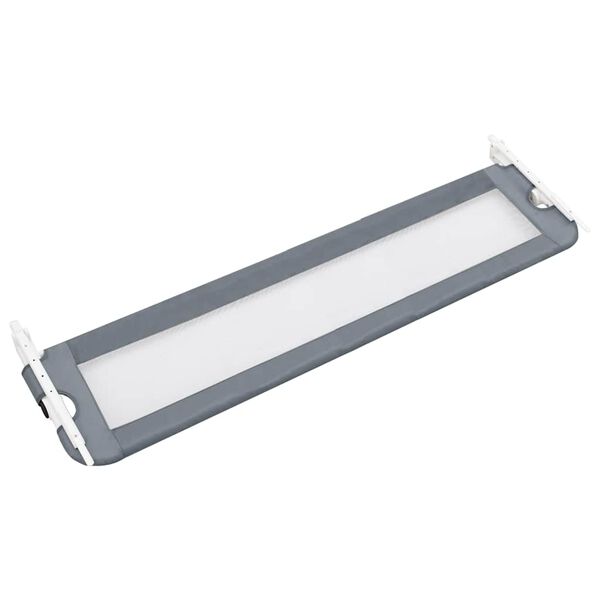 vidaXL Posteljno varovalo za otroke sivo 120x42 cm poliester