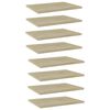 vidaXL Dodatne police za omaro 8 kosov sonoma hrast 40x30x1,5 cm