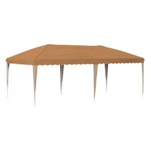 vidaXL Zložljivi &scaron;otor za zabave 575 x 290 x 245 cm Bež