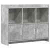 vidaXL Strani &scaron;al Betonsko siva 98,5 x 33 x 80 cm Inženirski les