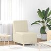 vidaXL Modularna sofa enota brez naslonov 3 pcs krema 55 x 74 x 82 cm