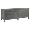 vidaXL Vrtna &scaron;katla za shranjevanje antracitna 150x50x56,5 cm jelka