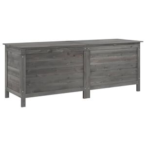 vidaXL Vrtna &scaron;katla za shranjevanje antracitna 150x50x56,5 cm jelka