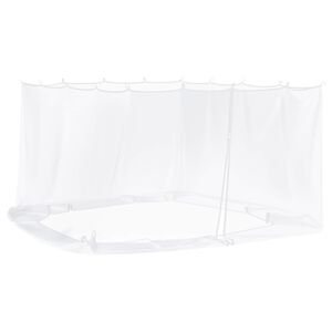 vidaXL Komar&scaron;čina za paviljon 220 mesh Bela 4 x 3 x 2 cm Poliester