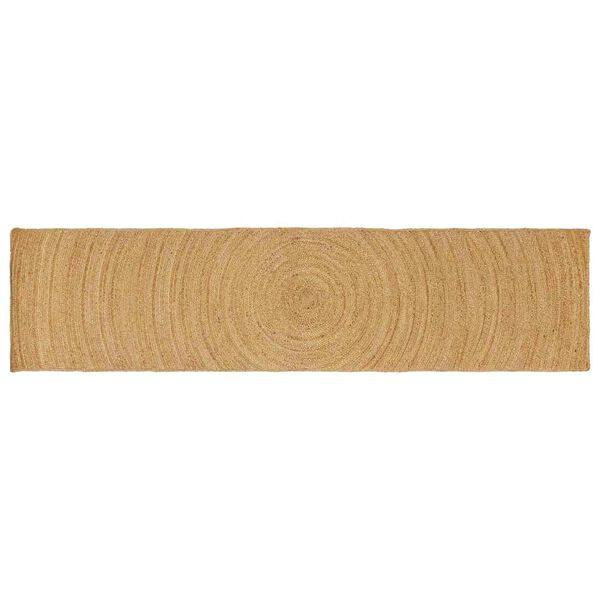 vidaXL Preproge za povr&scaron;ine Pravokotna Rjava 60 x 400 cm Juta