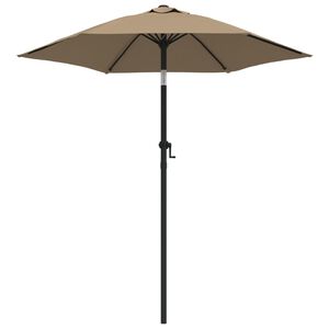 vidaXL Senčnik taupe 200x224 cm aluminij