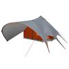vidaXL Teepee &scaron;otor s streho Siva in oranžna 600 x 600 x 347 cm