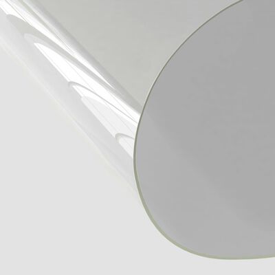 vidaXL Zaščita za mizo prozorna 100x90 cm 2 mm PVC