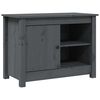 vidaXL TV omarica siva 70x36,5x52 cm trdna borovina