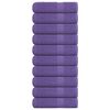vidaXL Brisače za roke FROGN 10 kosov vijolične 50x100 cm 360 g/m&sup2;