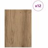 vidaXL Dekorativni paneli 12 pcs artisan hrast 21 x 30 x 0.3 cm