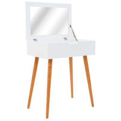 vidaXL Toaletna mizica z ogledalom MDF 60x40x75 cm