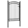 vidaXL Ograjna vrata EMMEN 104 x 106 cm Zaklenljivo