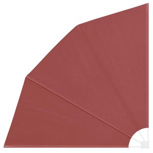 vidaXL Zložljivo stransko platno za balkon terakota 210x210 cm