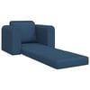 vidaXL Sofa postelja Modra 98 x 71 x 83 cm blago