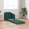 vidaXL Sofa postelja 60cm Temno zelena blago