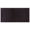vidaXL Preproga pravokotna temno rjava 100x200 cm bambus