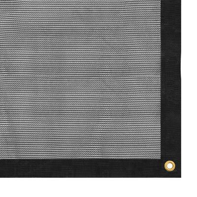 vidaXL Mreža za prikolico HDPE 3,5x6 m črna