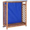 vidaXL Lopa za shranjevanje drv 105x38x115 cm trden akacijev les