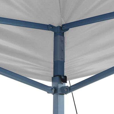 vidaXL Profesionalen zložljiv vrtni šotor 3x6 m jeklo bel