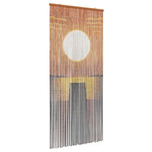 vidaXL Zavesa proti insektom večbarvno 200 x 90 cm Bambus