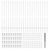 vidaXL Ograja s stebrom srebrna 1,5 x 50 m Jeklo