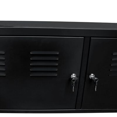 vidaXL TV omarica 118x40x60 cm črne barve