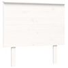 vidaXL Posteljni okvir brez vzmetnice bel 90x200 cm trdna borovina