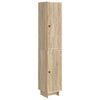 vidaXL Set omar 2 pcs Sonoma hrast 34,5 x 33 x 90 cm Inženirski les