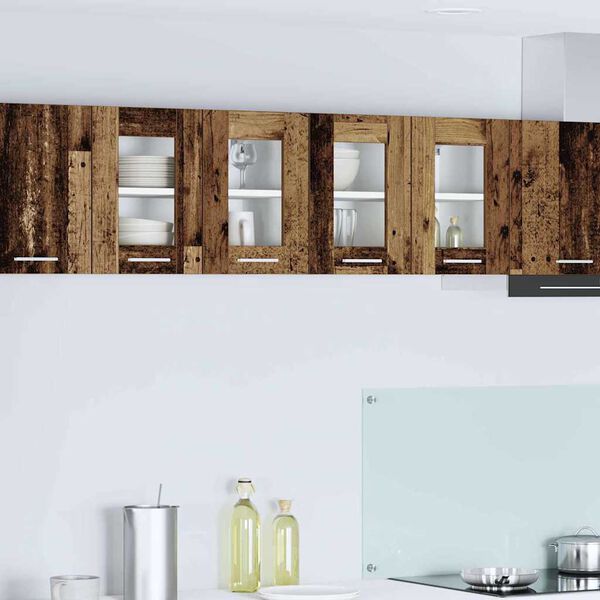 vidaXL Viseča omarica 2 pcs Star les 60 x 31 x 40 cm Konstruiran les