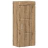 vidaXL Kopalna stenska omarica TULUM Umetni hrast 37 x 24,5 x 86 cm