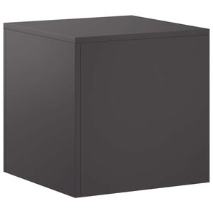vidaXL Stojalo za rastline Črna 40 x 40 x 40 cm Jeklo