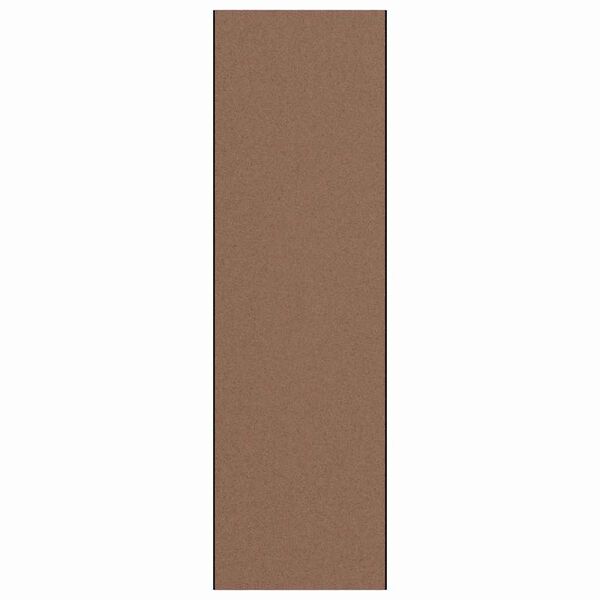 vidaXL Doormat Drugo Rjava in črna 120 x 400 cm Polipropilen in vinil